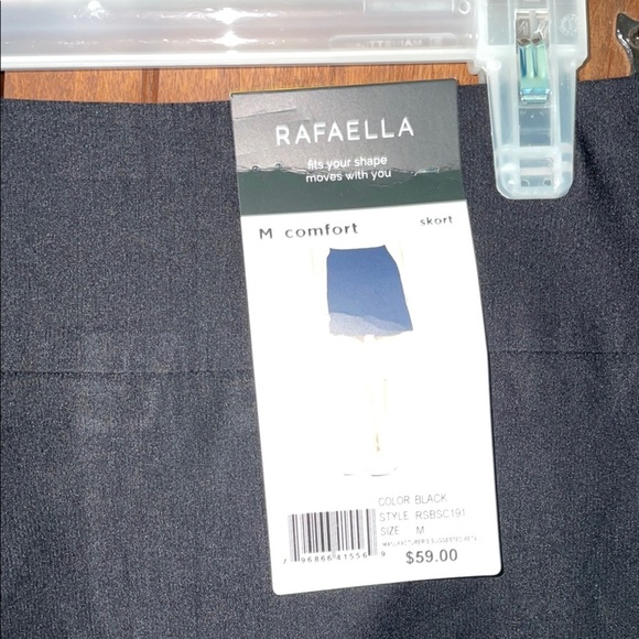 Rafaella Women's Comfort Pull On Stretch Skort Black, Medium - Picture 5 of 7